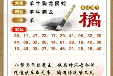 2025052期香港彩九肖30码中特